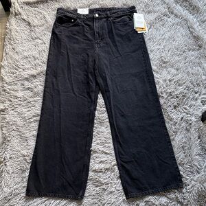 H&M Black Wide Leg Women's Jeans